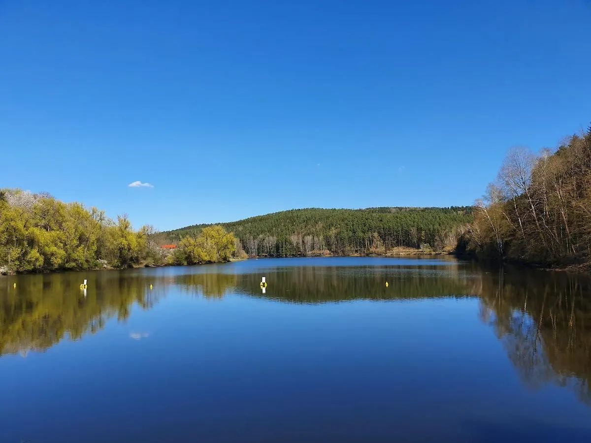 Holzhaus Am See Mit Panoramablick Trausnitz Casa vacanze